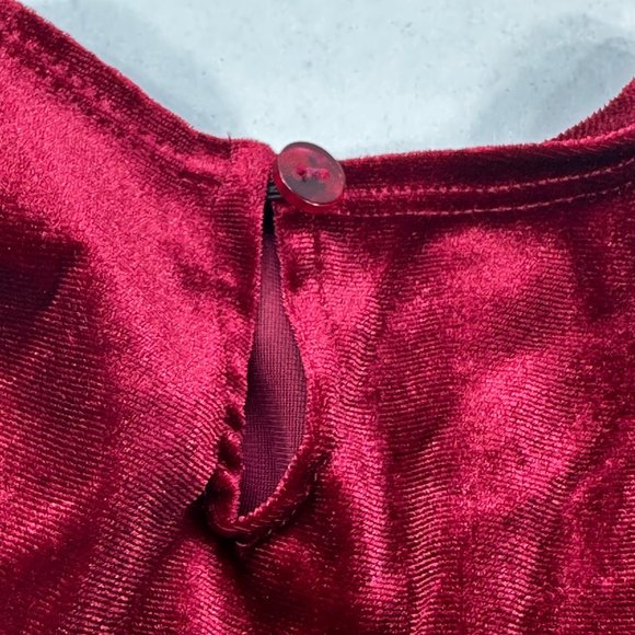 Rare Edition Girl's Size 6-9 Month Dress And Plastic Short Set Red Preowned - Picture 5 of 16